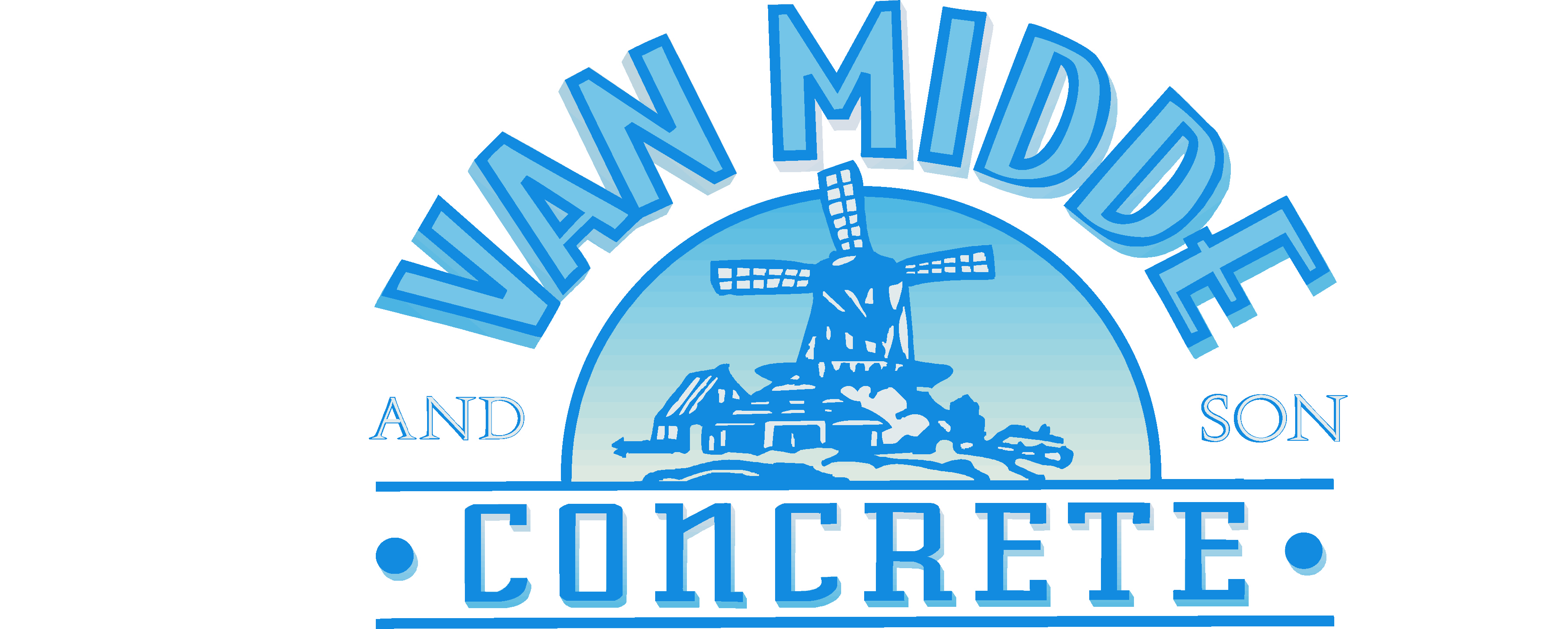 Silver - Van Midde &B Son Concrete - Logo