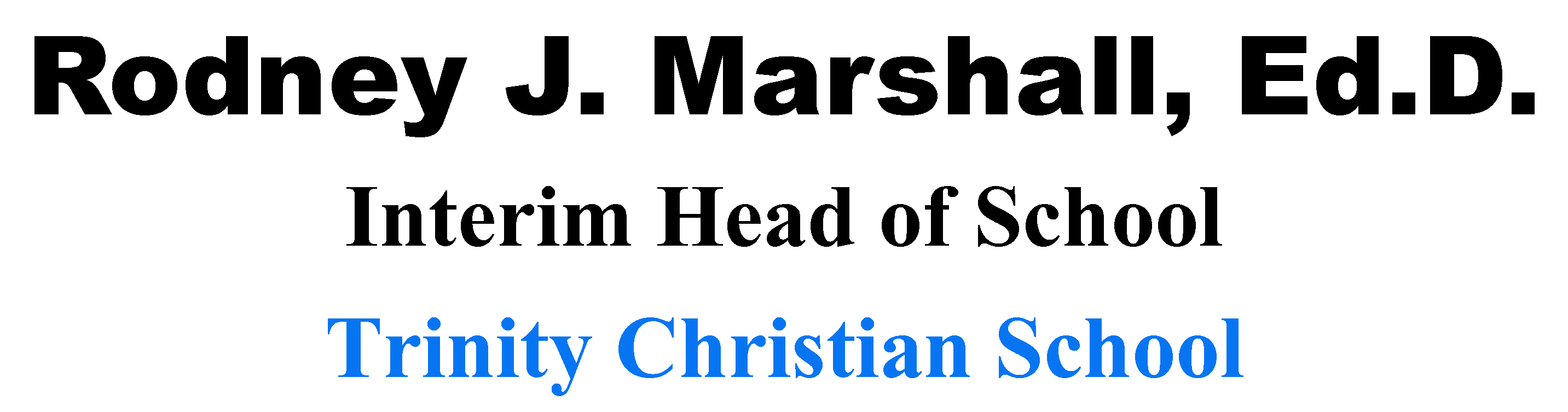 Rodney Marshall, Ed.D.