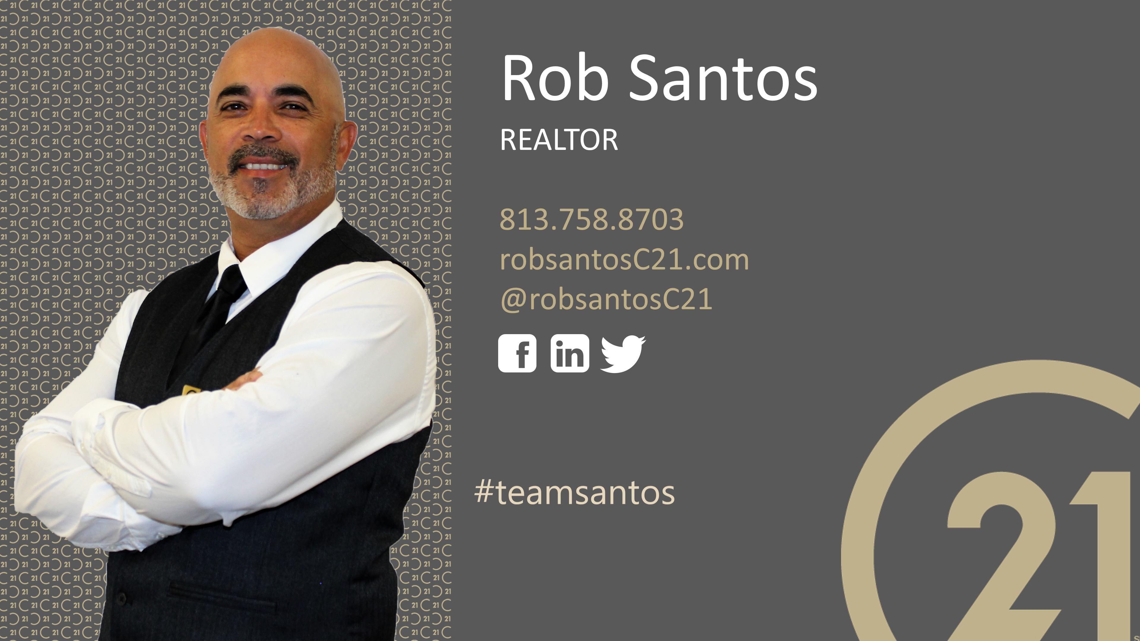 Thank You for your support. - Rob Santos - Logo