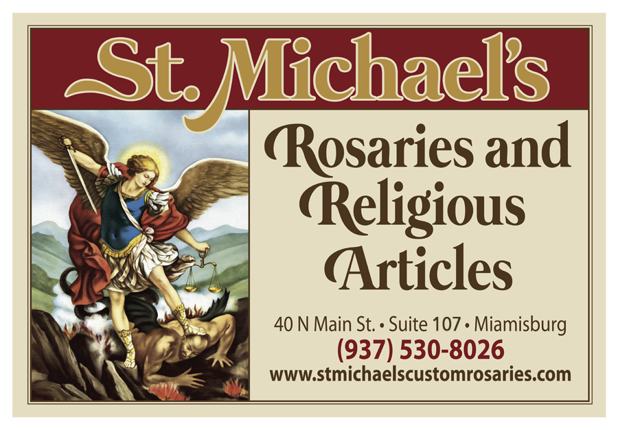 Tee Box Sponsor - Saint Michael’s Custom Rosaries & Gifts - Logo