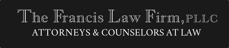 SILVER LEVEL SPONSORS: - Francis Law Firm - Logo