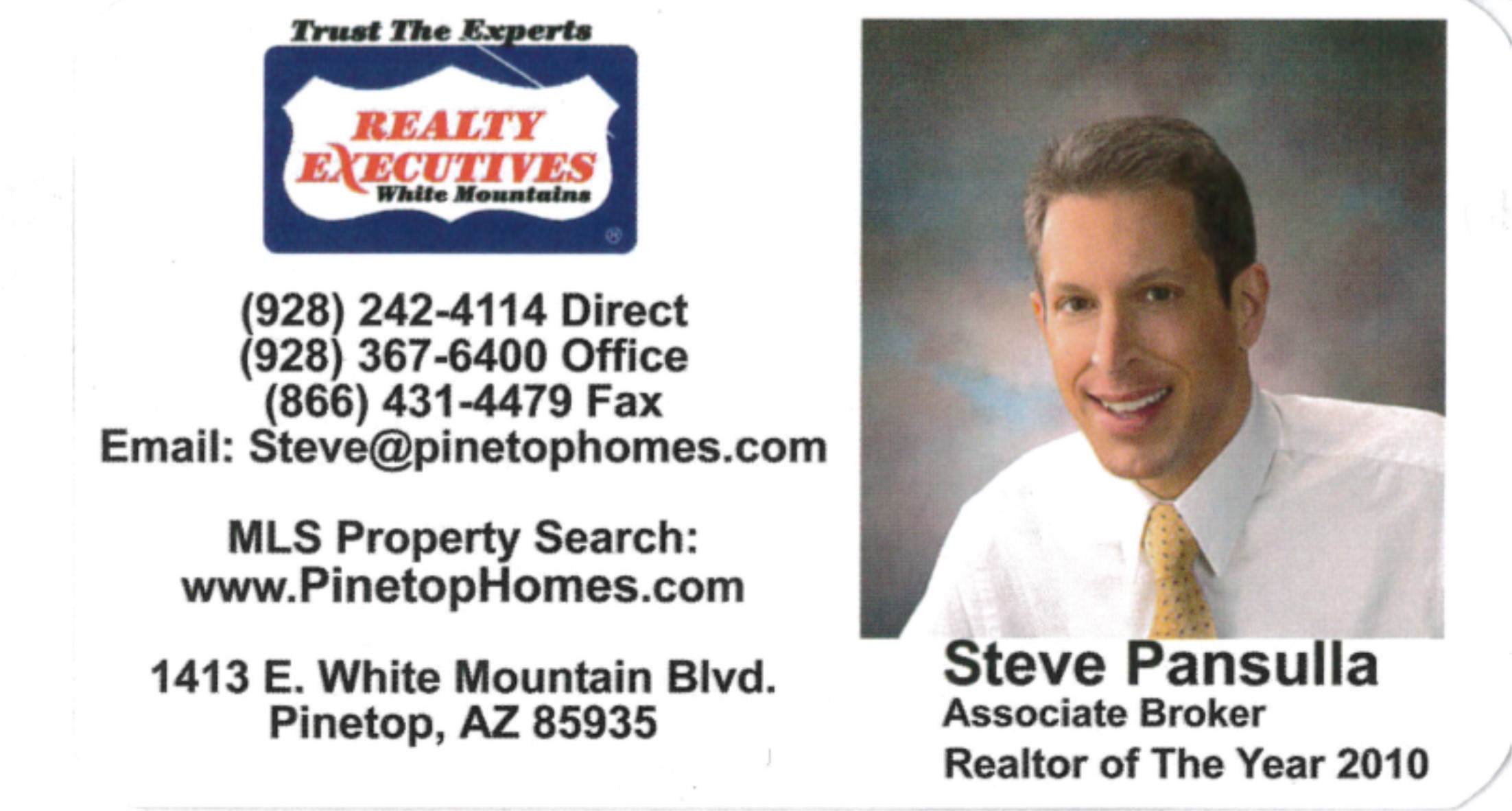 $250 GOLDEN EAGLE Project Hole Sponsor - Steve Pansulla - Logo