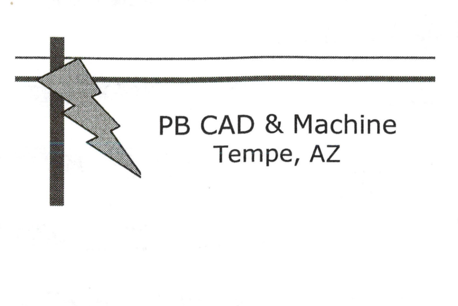 $100 Hole Sponsor - P.B. CAD & Machine/ Jay Verhagen - Logo