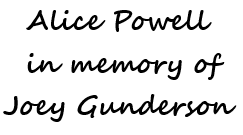 Hole Sponsor - Alice Powell IMO Joey Gunderson - Logo