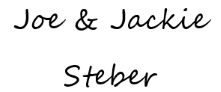 Gift Sponsor - Joe & Jackie Steber - Logo