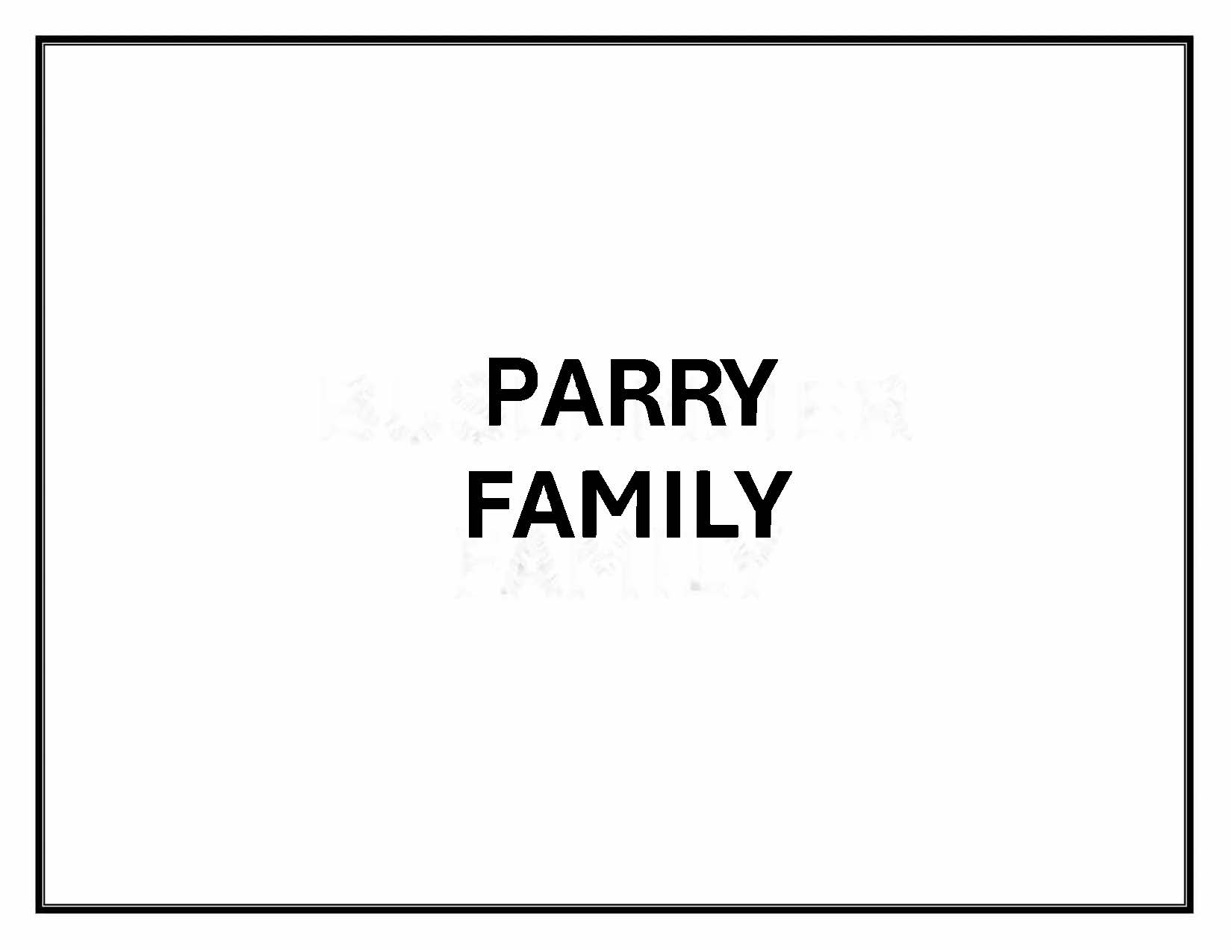 PARRY FAMILY