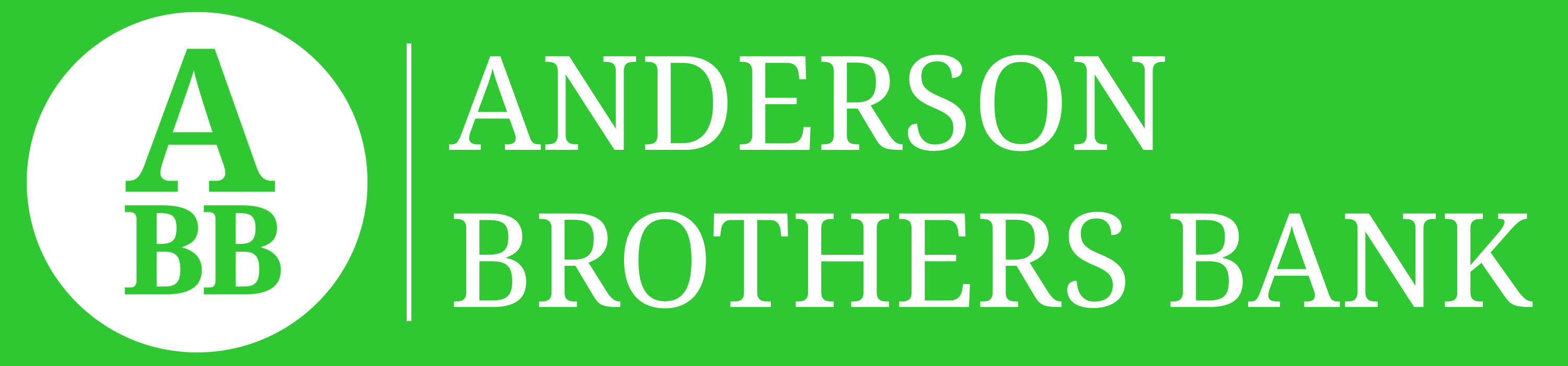 Gold Sponsor - Anderson Brother's Bank - Logo