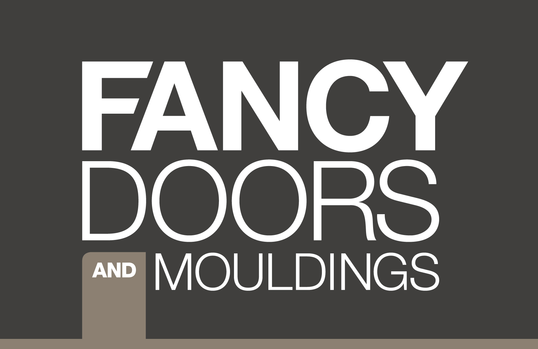 Drink Ticket and Beverage Cart Sponsor - Fancy Doors and Mouldings - Logo