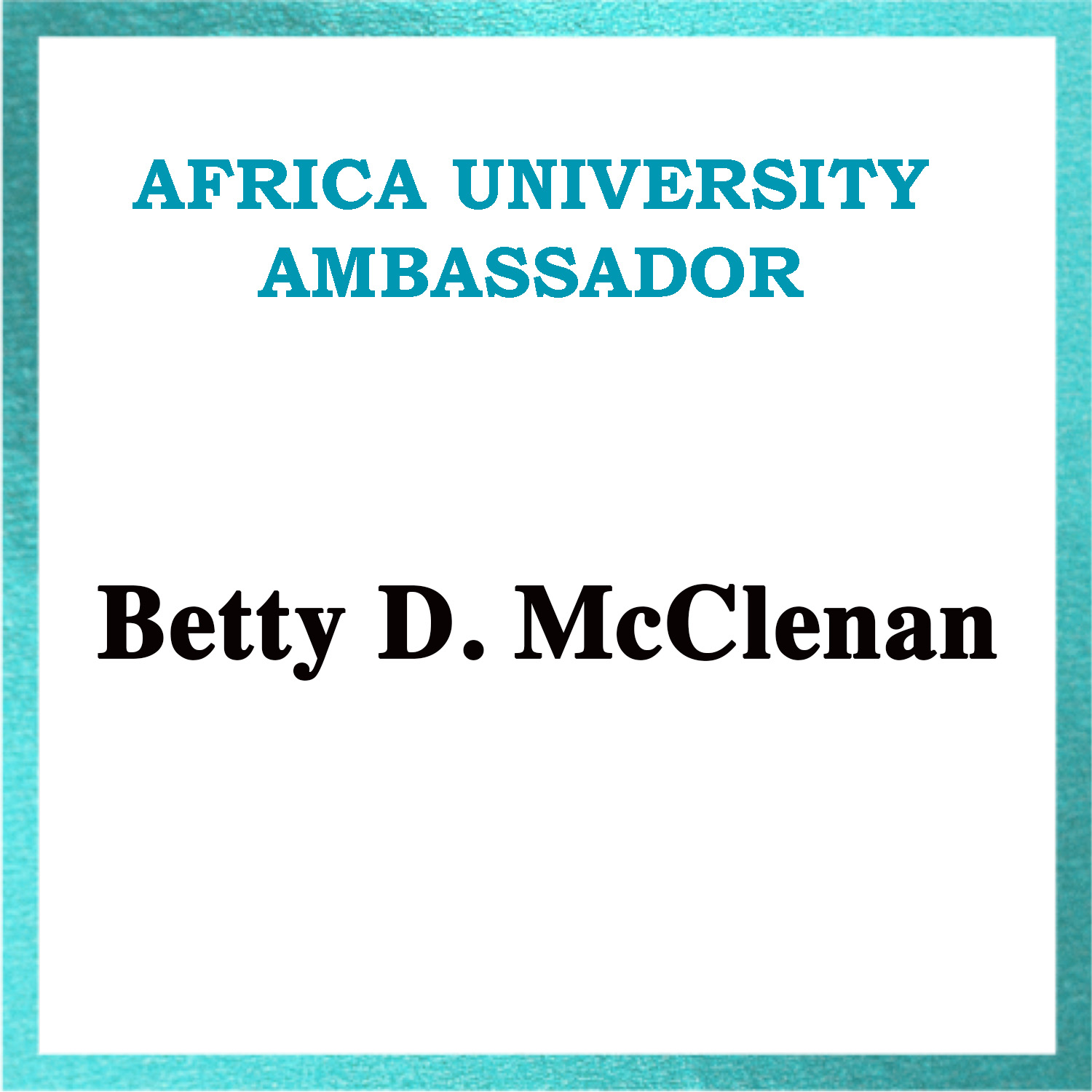 Betty D. MClenan