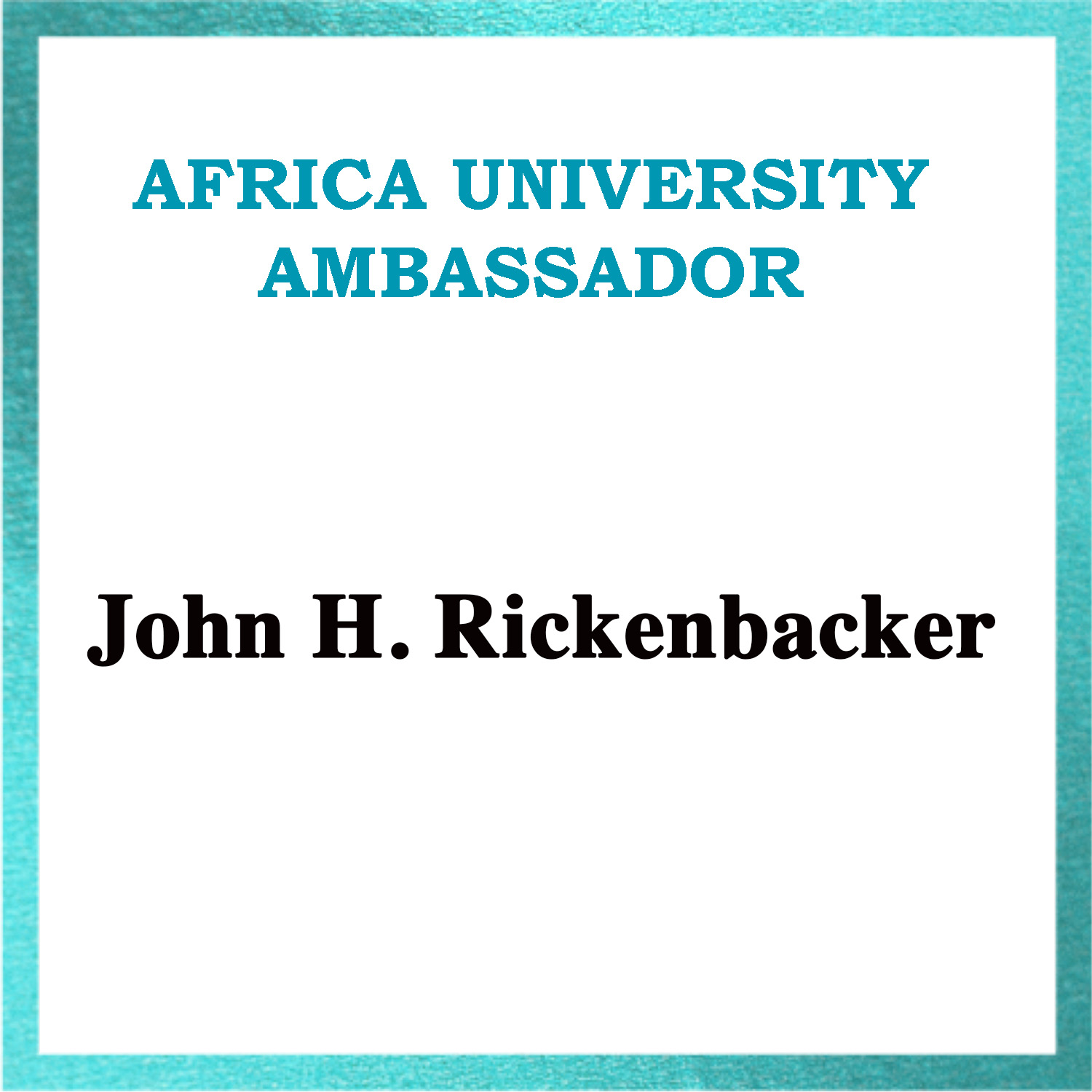 John H. Rickenbacker