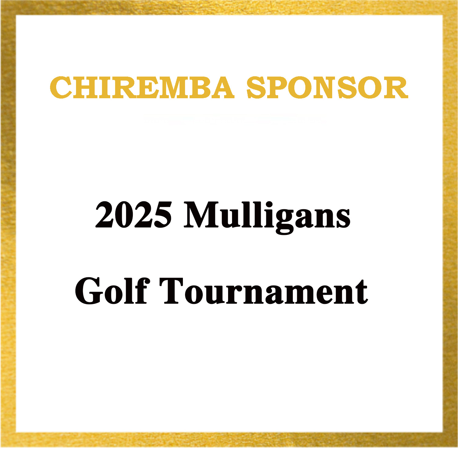 Muligans Golf Tournament