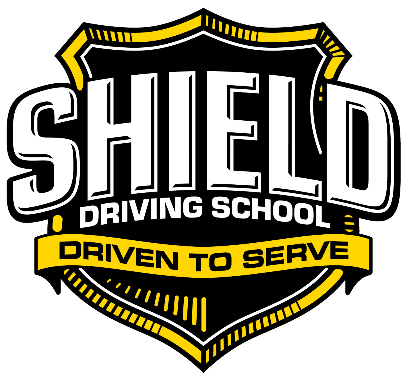 Double Sponsor - Shield Driving School - Logo