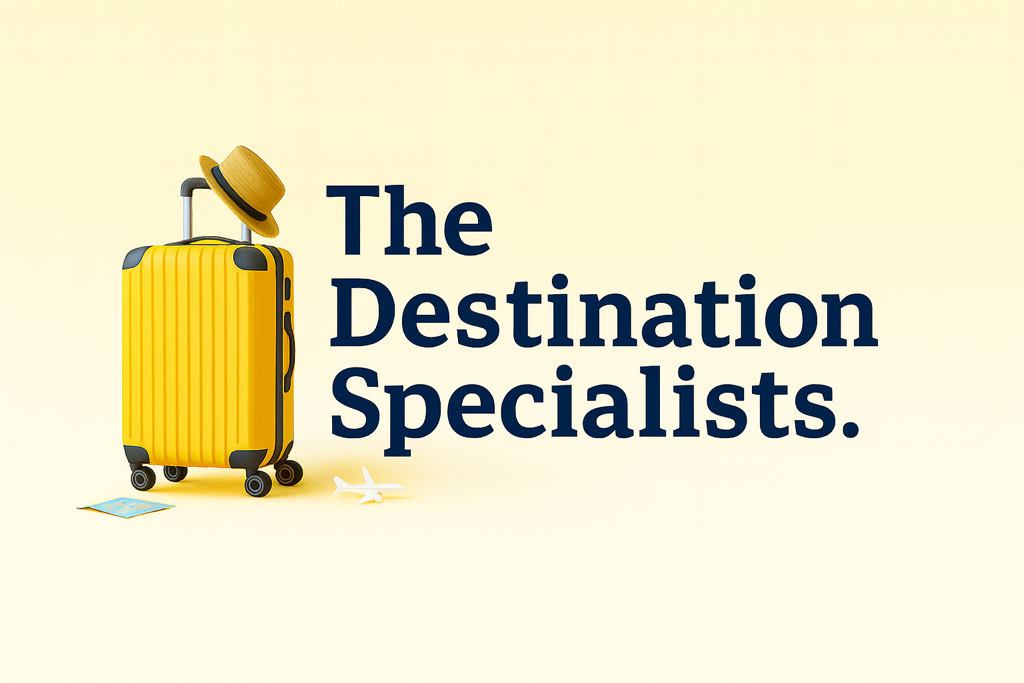 Platinum Level: $1000+ cash or in-kind - The Destination Specialists - Logo