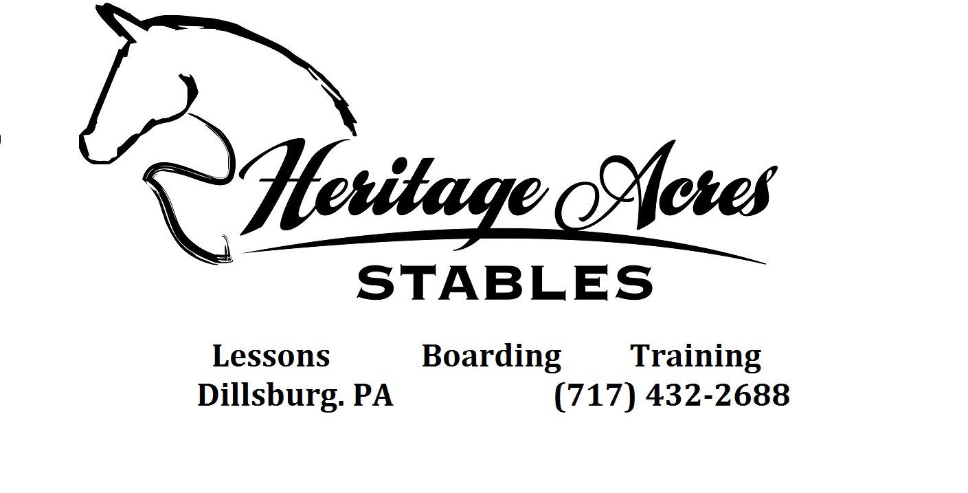 Double Sponsor - Heritage Acres Stables - Logo