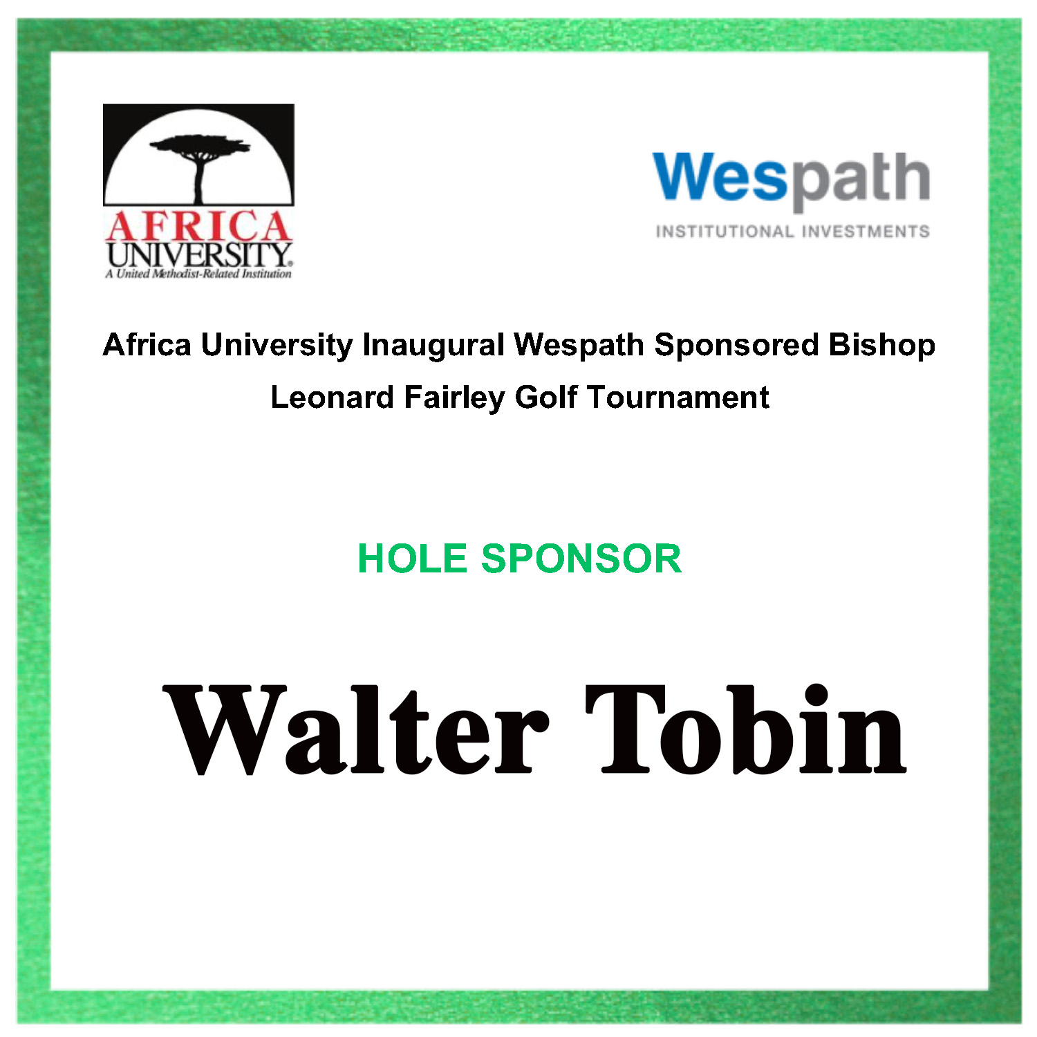 Walter Tobin