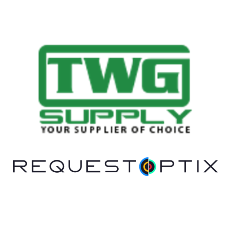 Beverage Cart Sponsor - TWG Supply - Request Optix - Logo