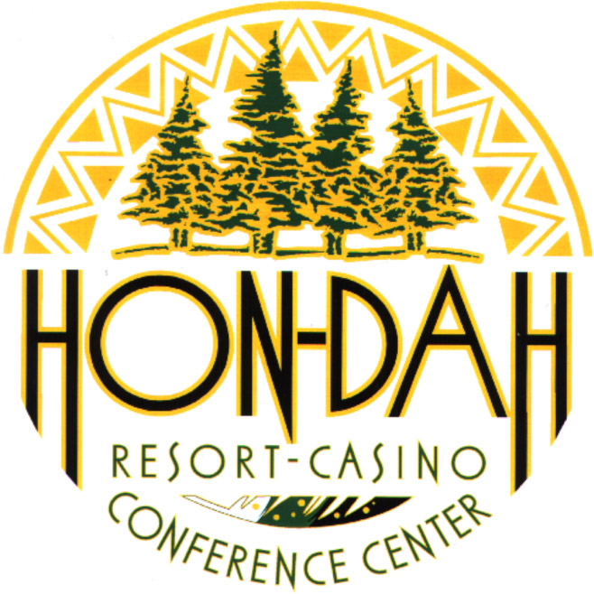 $250 GOLDEN EAGLE Project Hole Sponsor - Hon-Dah Resort & Casino - Logo