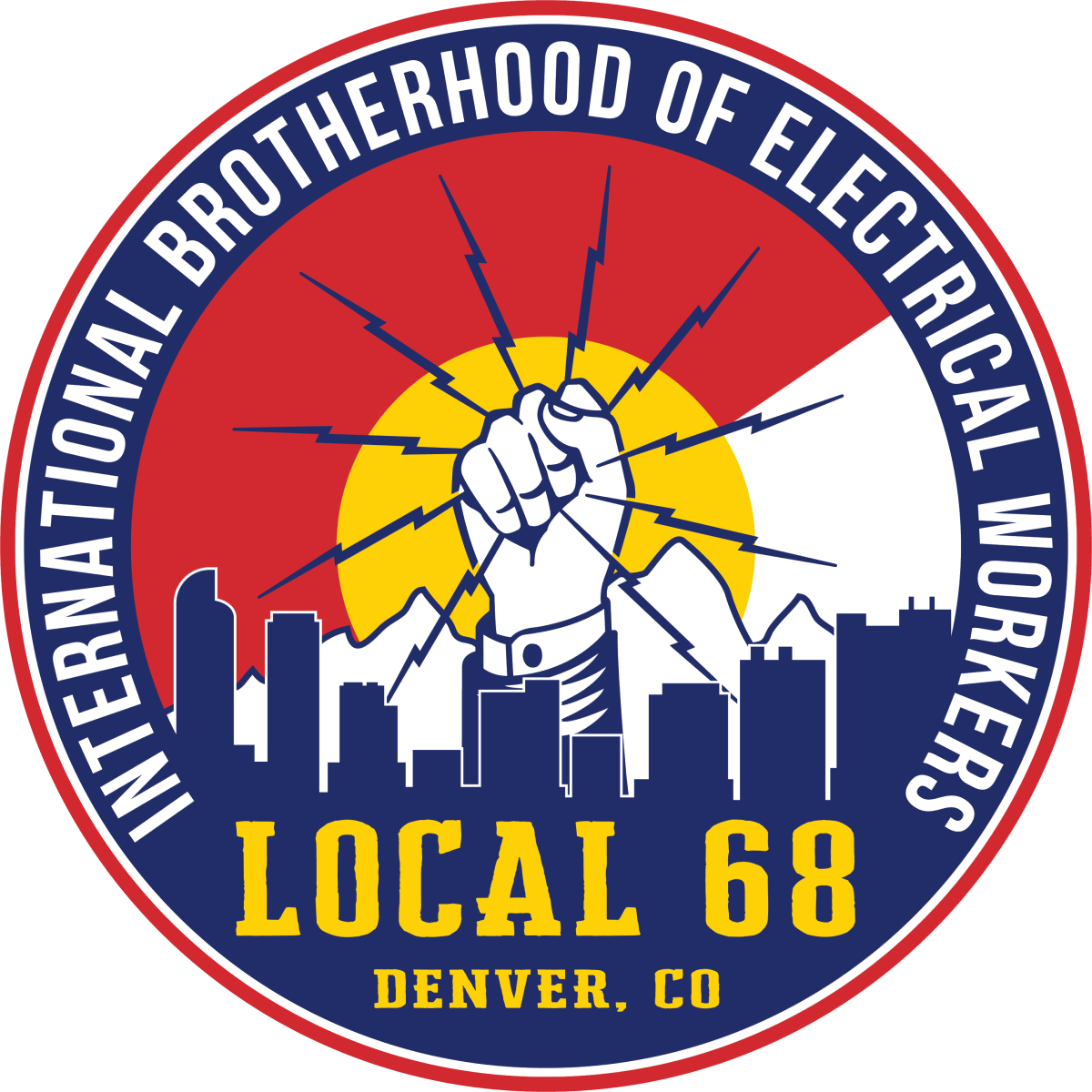 Golf Ball Sponsor - International Brotherhood of Electrical Workers Local 68 - Logo