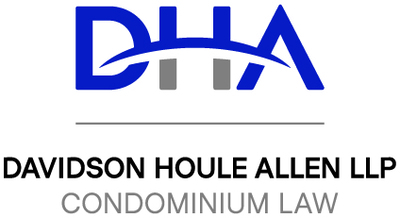Golf Cart Sponsor - DHA Condo Law - Logo