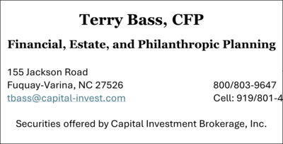 Hole Sign & Web Advertisement  - R. Terry Bass - Logo