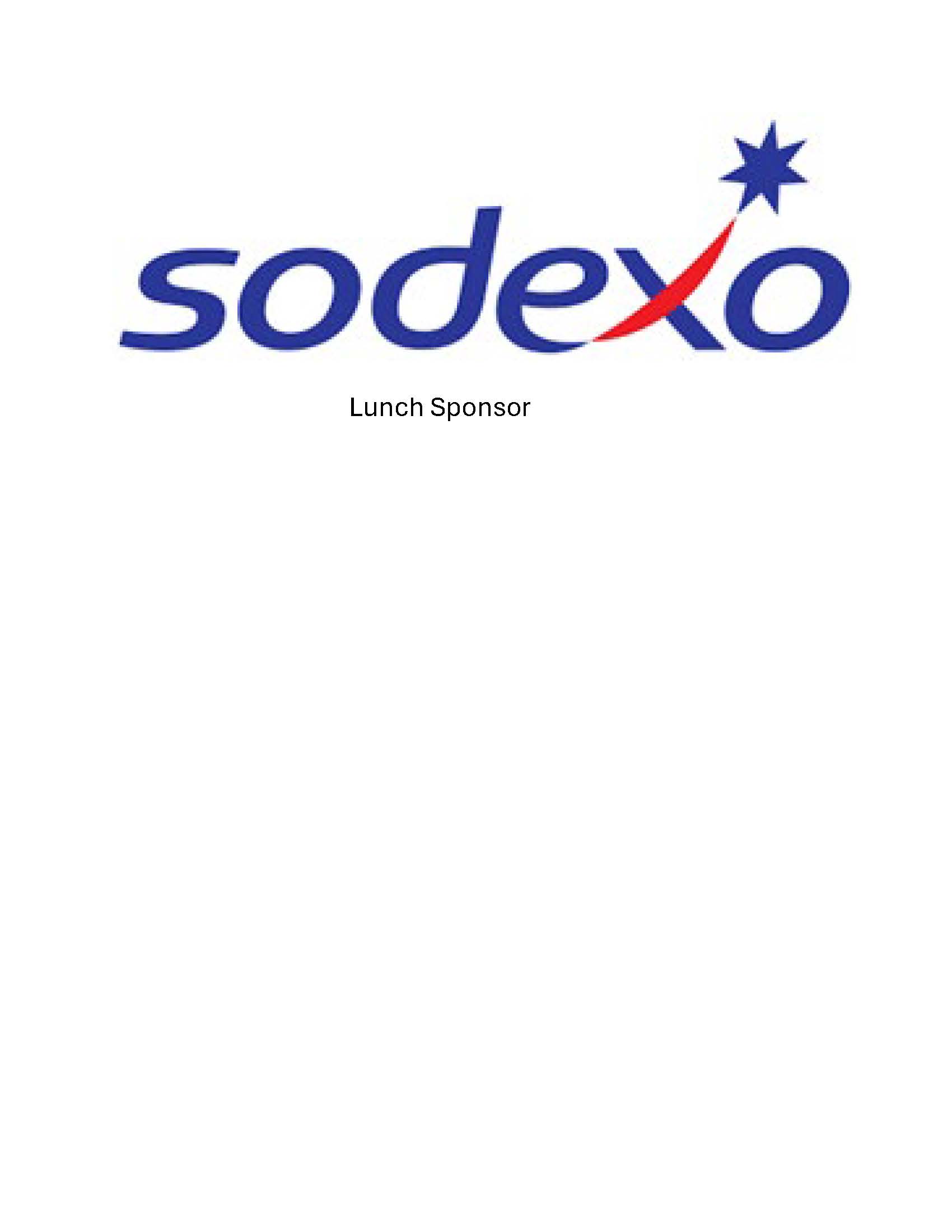 Lunch/Dinner Sponsor - Sodexo - Logo