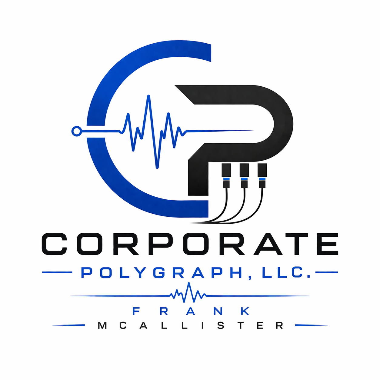 Tee Box Sponsor - Corporate Polygraph, LLC. - Logo