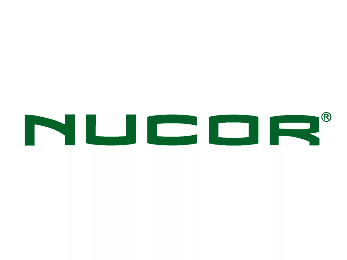 Golf Cart Sign Sponsor - Nucor - Logo
