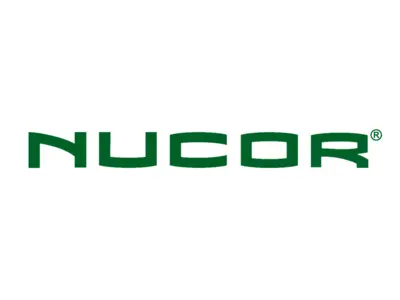Golf Cart Sign Sponsor - Nucor - Logo