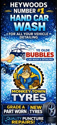 Ye Olde Bubbles & Monkey Town Tyres