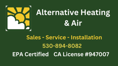 Putting Green Sponsors - Alternative Heating and Air - Logo