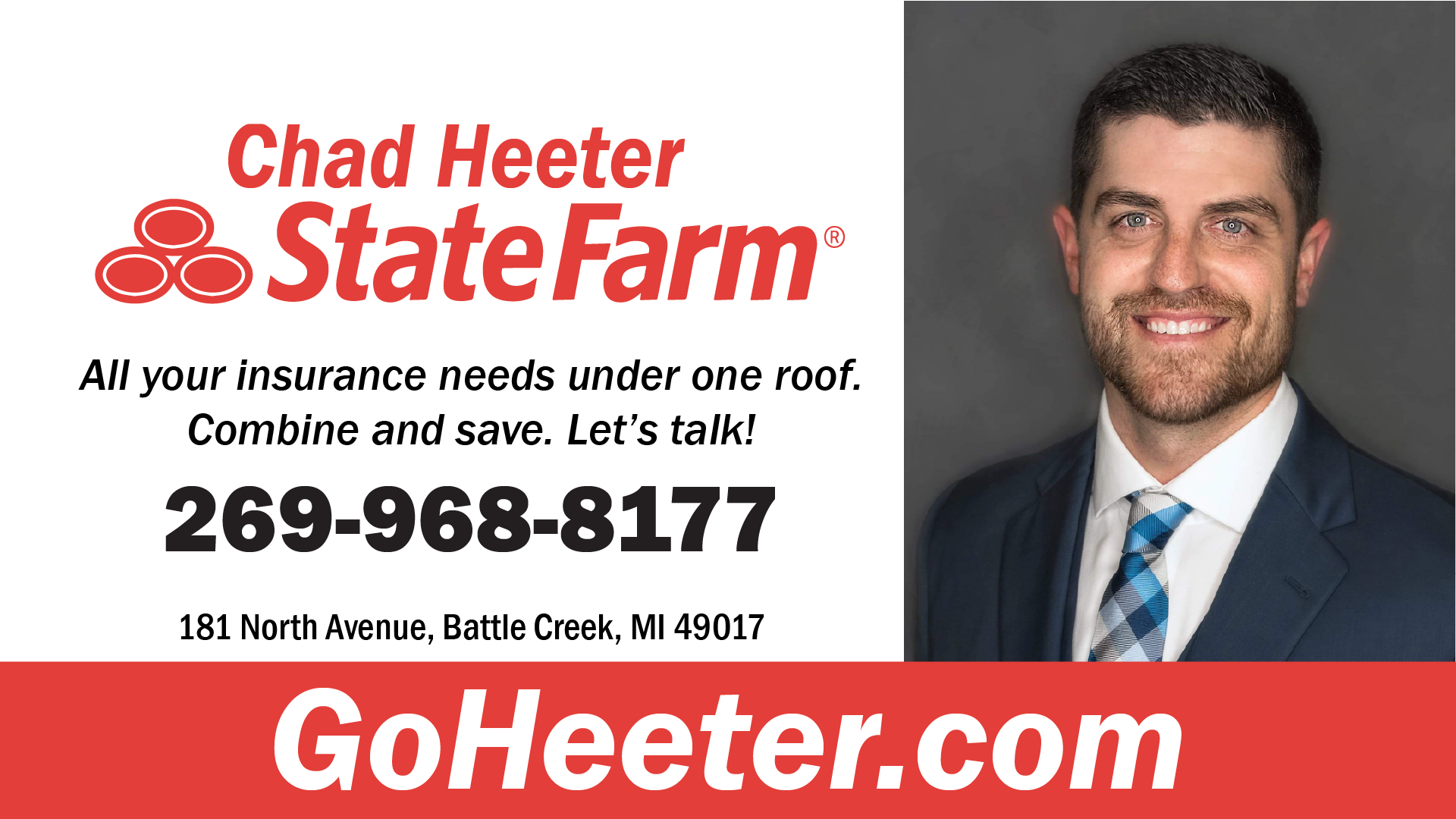 Silver (Putting Green Contest Sponsor) - Chad Heeter State Farm - Logo