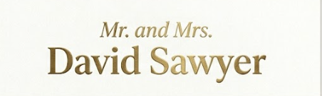 Sponsors - Mr David Sawyer - Logo