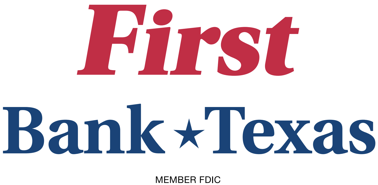Sponsors - First Bank Texas - Logo