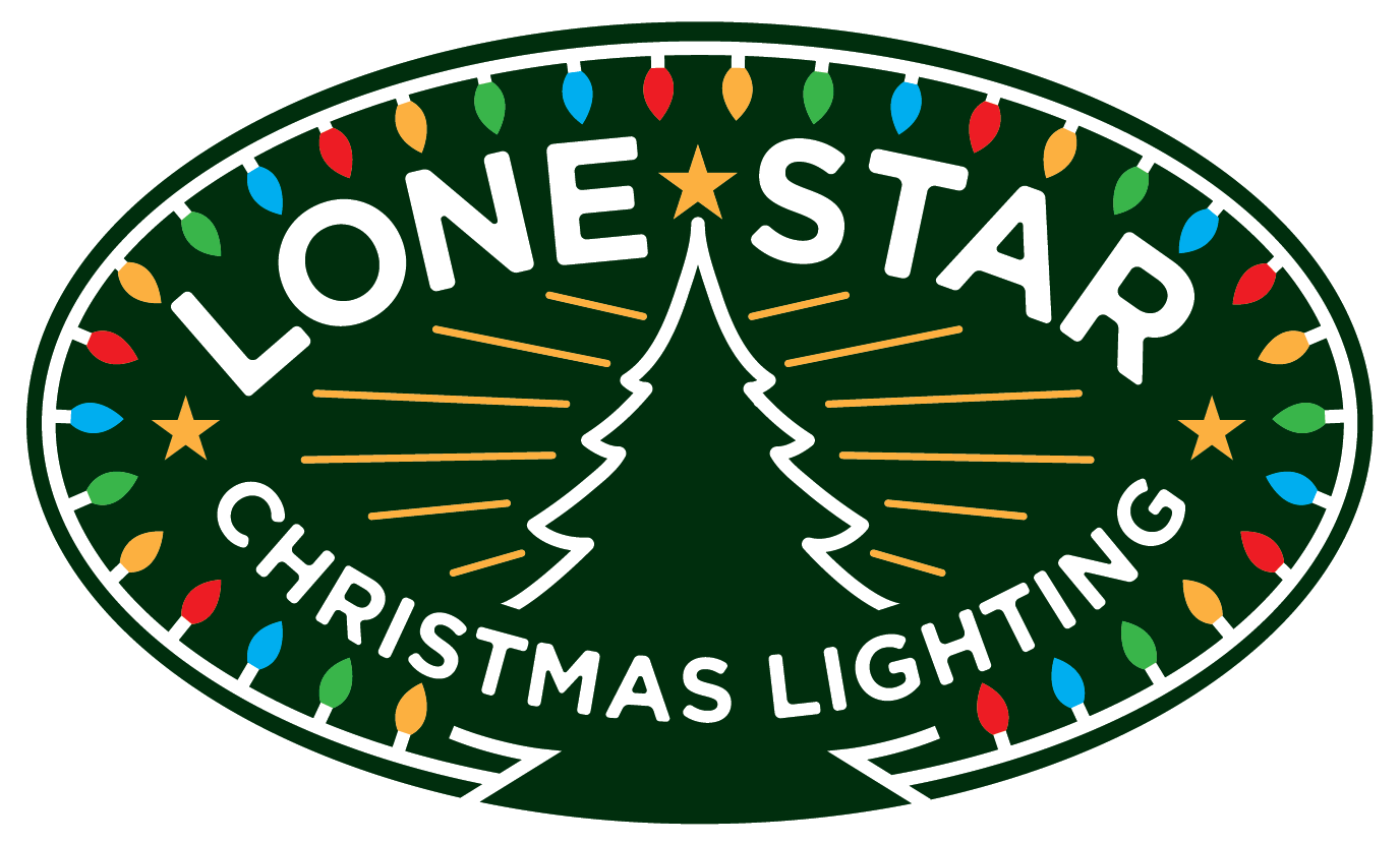 Cart Sign Sponsor - Lone Star Christmas Lighting - Logo