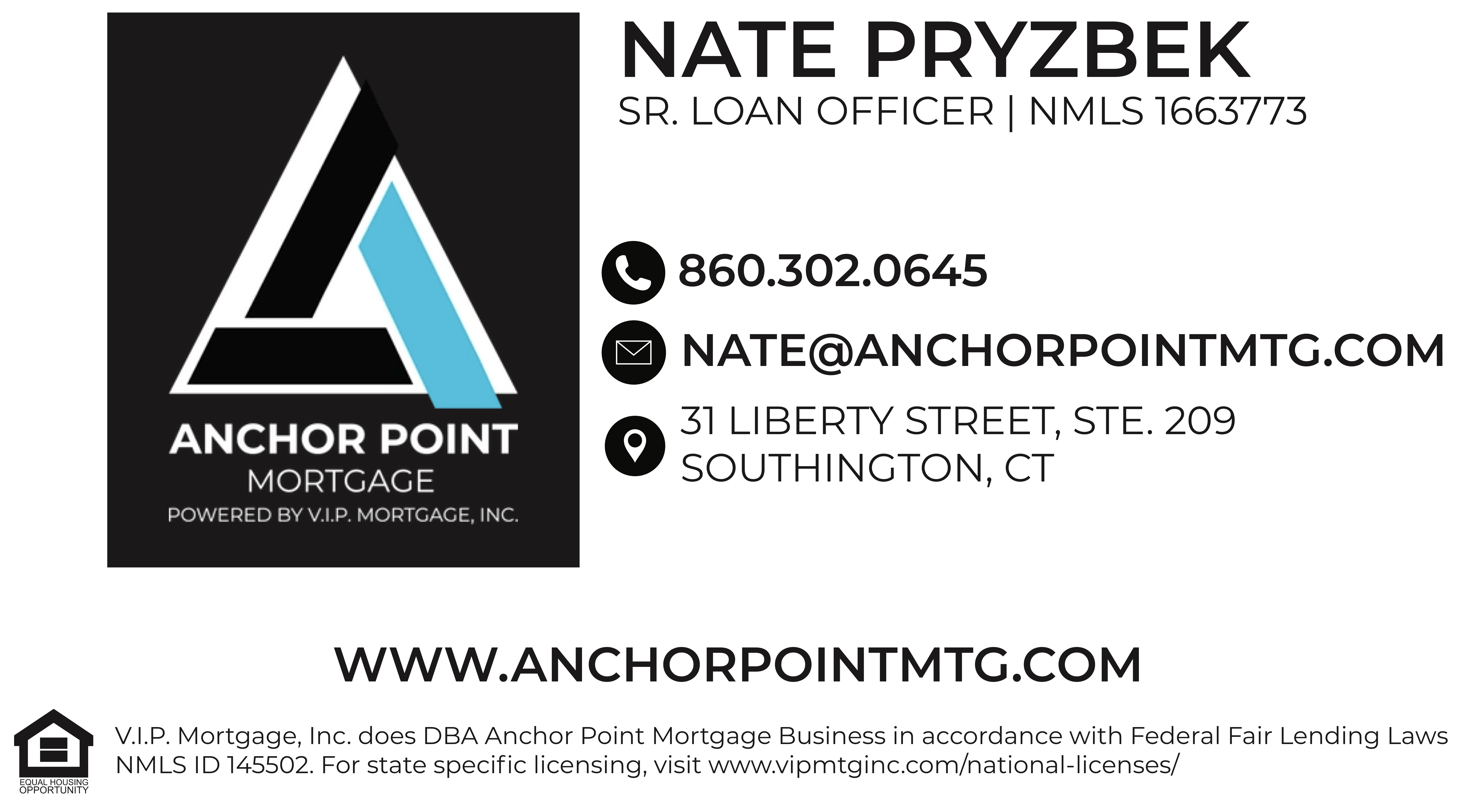 Nate Pryzbek at Anchor Point Mortgage