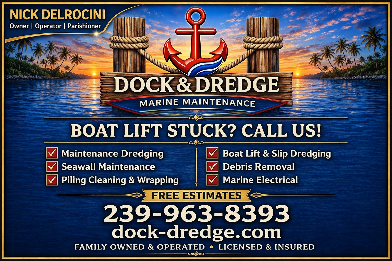 Dock & Dredge Marine Maintenance