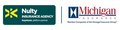 Golf Cart Sponsor West Course - Nulty Insurance - Logo