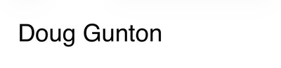 Doug Gunton