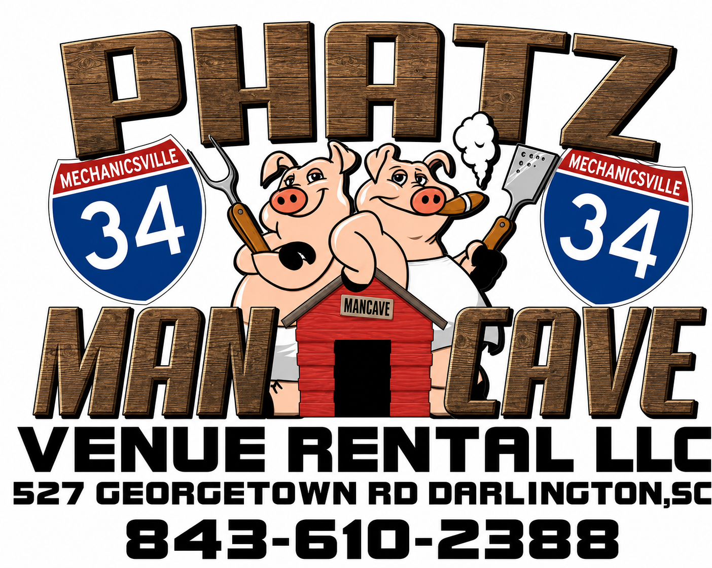 Friends of the Foundation - Fatz Man Cave Venue Rental  - Logo