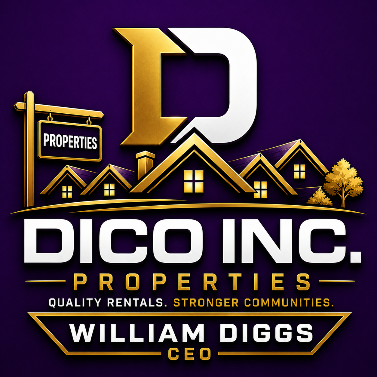 Hole Sponsor - DICO Rentals - William Diggs, CEO - Logo