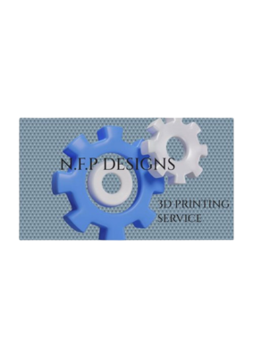 Hole Sponsor - N.F.P Designs - 3D Printing Service - Logo