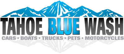 Tee Box Sign Sponsor - Tahoe Blue Car Wash  - Logo
