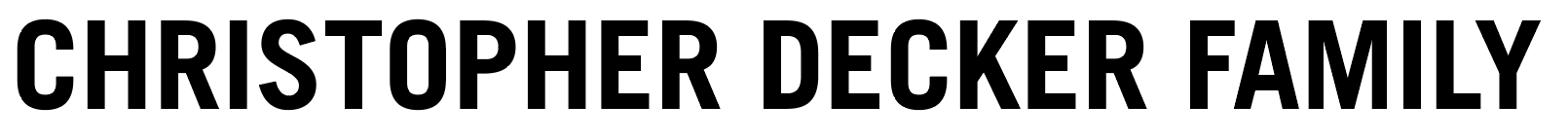 Hole Sponsor - CHRISTOPHER DECKER FAMILY  - Logo