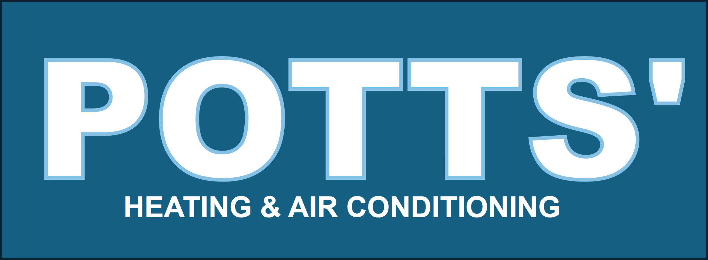 Hole Sponsor - Potts' Heating and Air Conditioning - Logo
