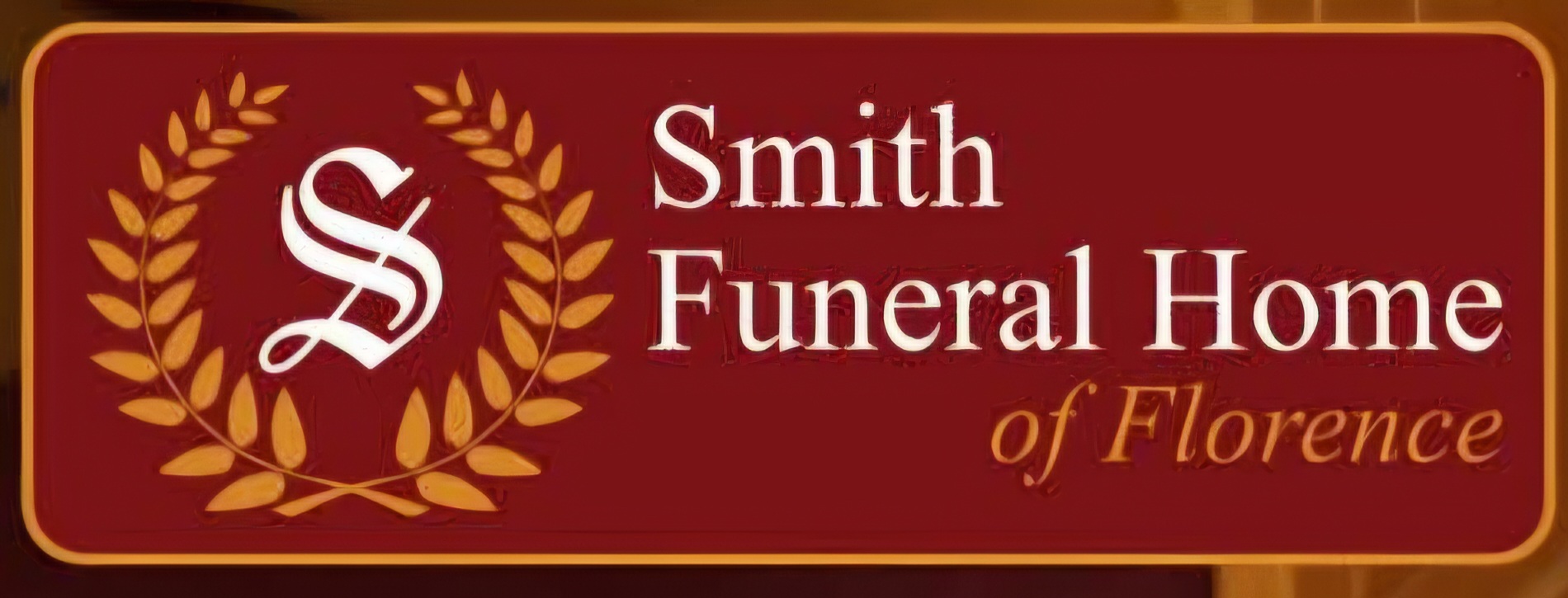 Tee Box Sponsor - Smith Funeral Home of Florence  - Logo