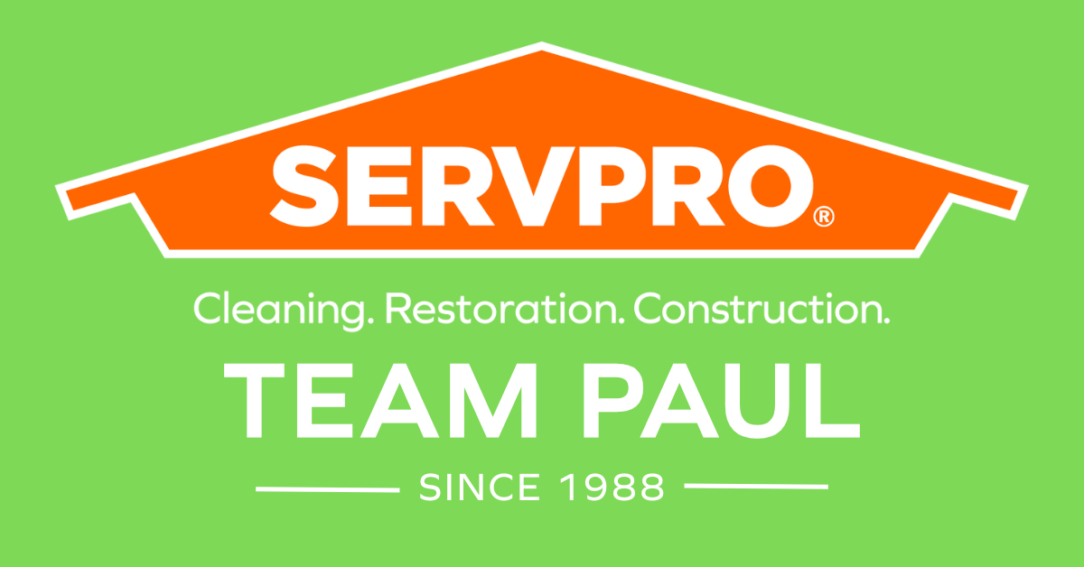 Box Alarm Sponsor (Tee Box Sponsor) - SERVPRO Team Paul - Logo