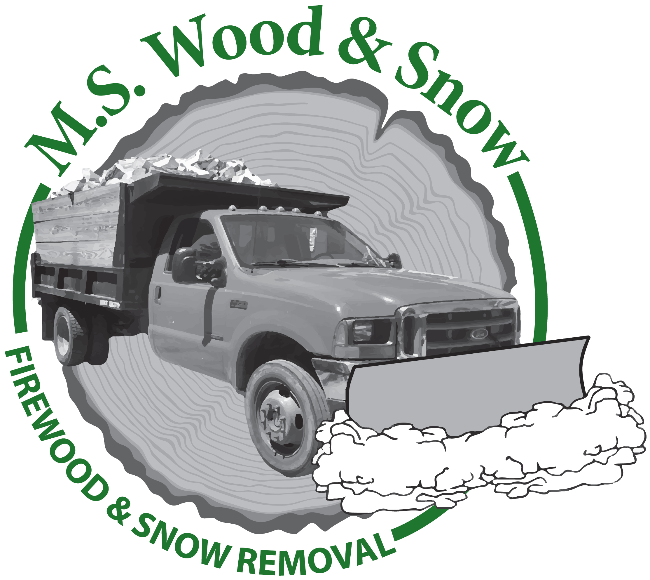 Raffles - M.S Wood & Snow - Logo