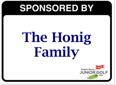 Hole Sponsor - The Honig Family - Logo