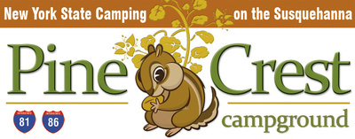 PRACTICE GREEN SPONSOR - Pine Crest Campground  - Logo