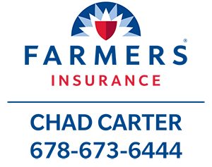 Tee Box Sponsor - Chad Carter, Farmers Insurance - Logo